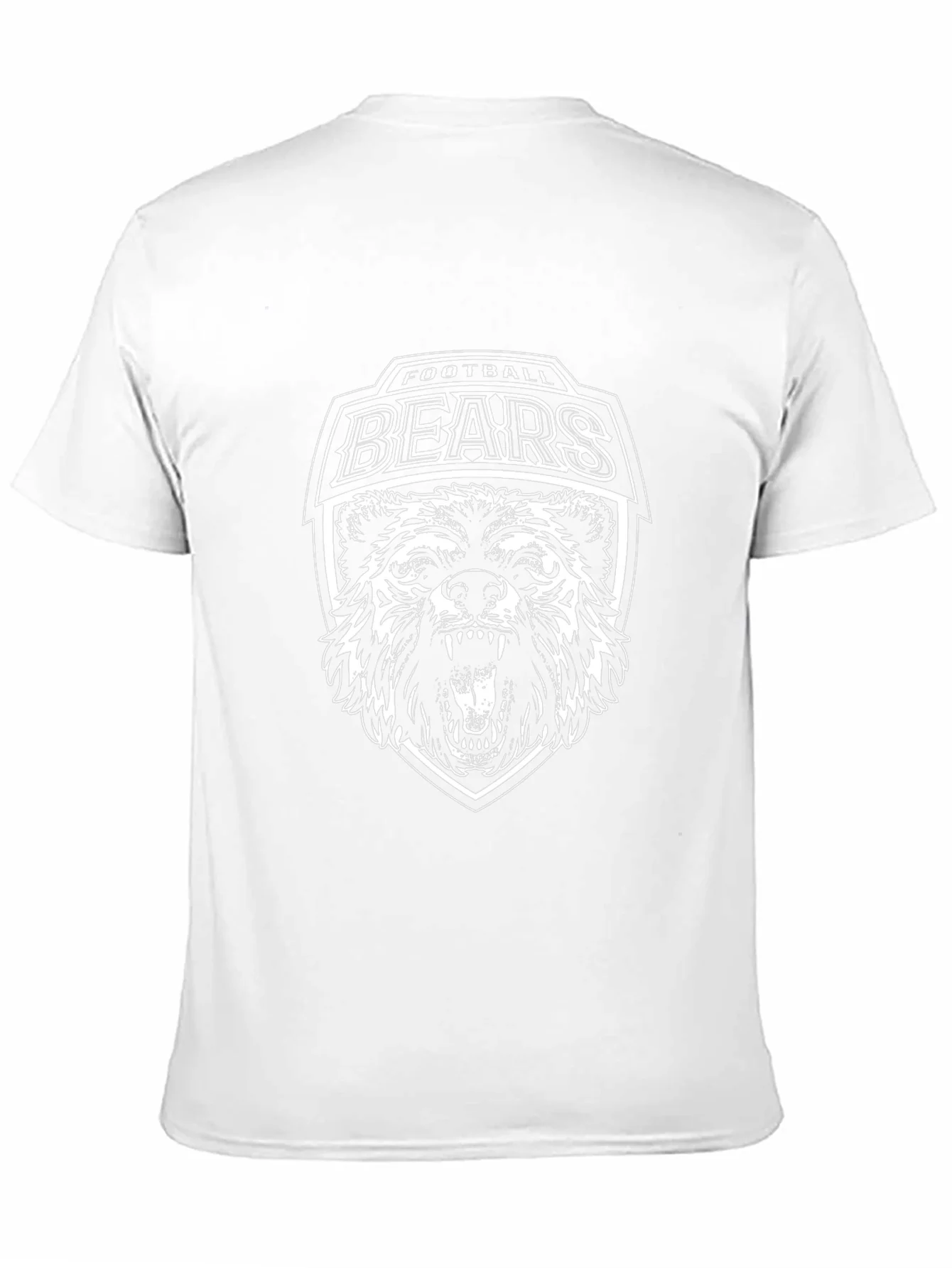 Football Bears Graphic T-Shirt - Black