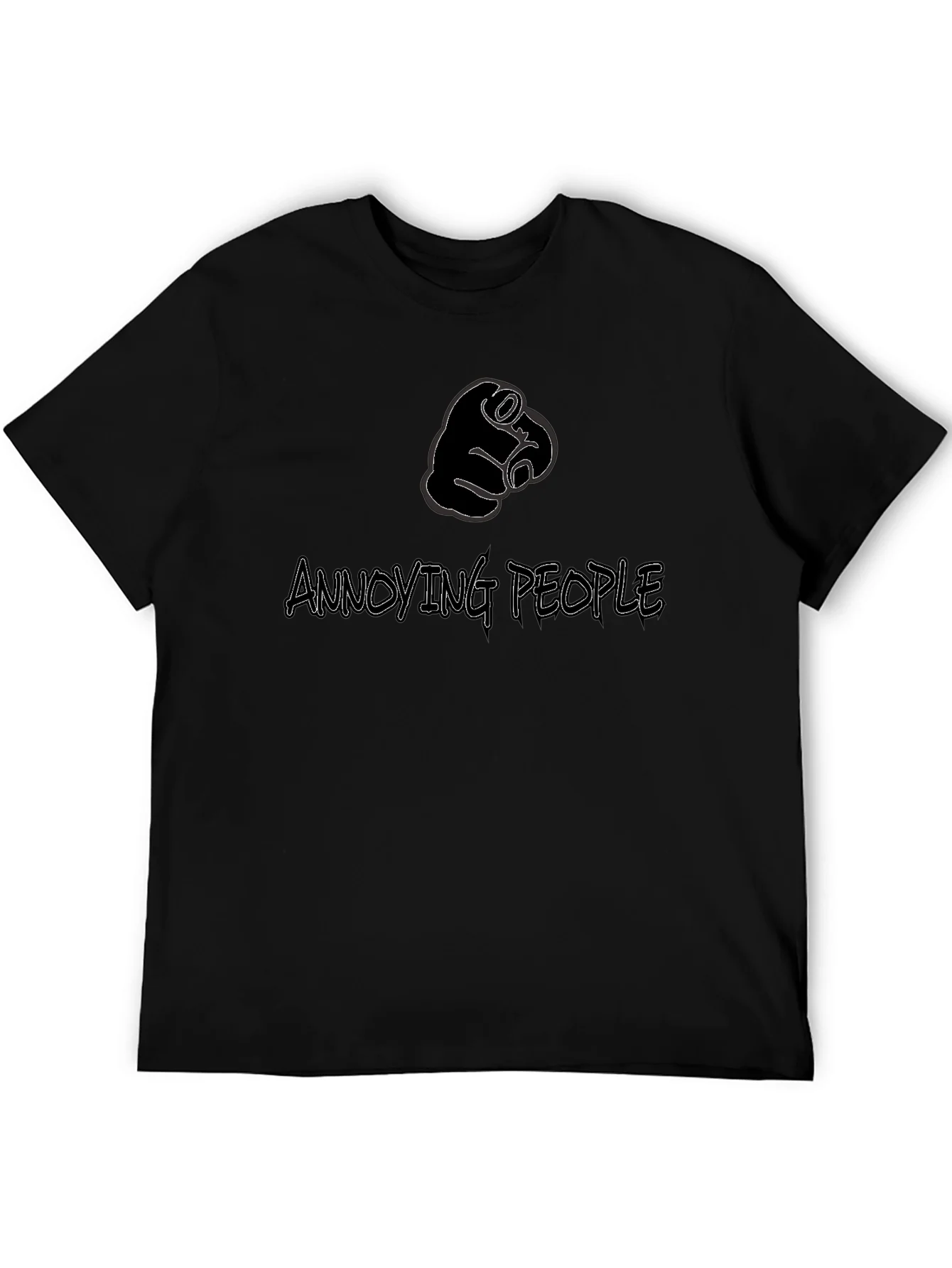 Annoying People Pointing Finger Graphic Tee