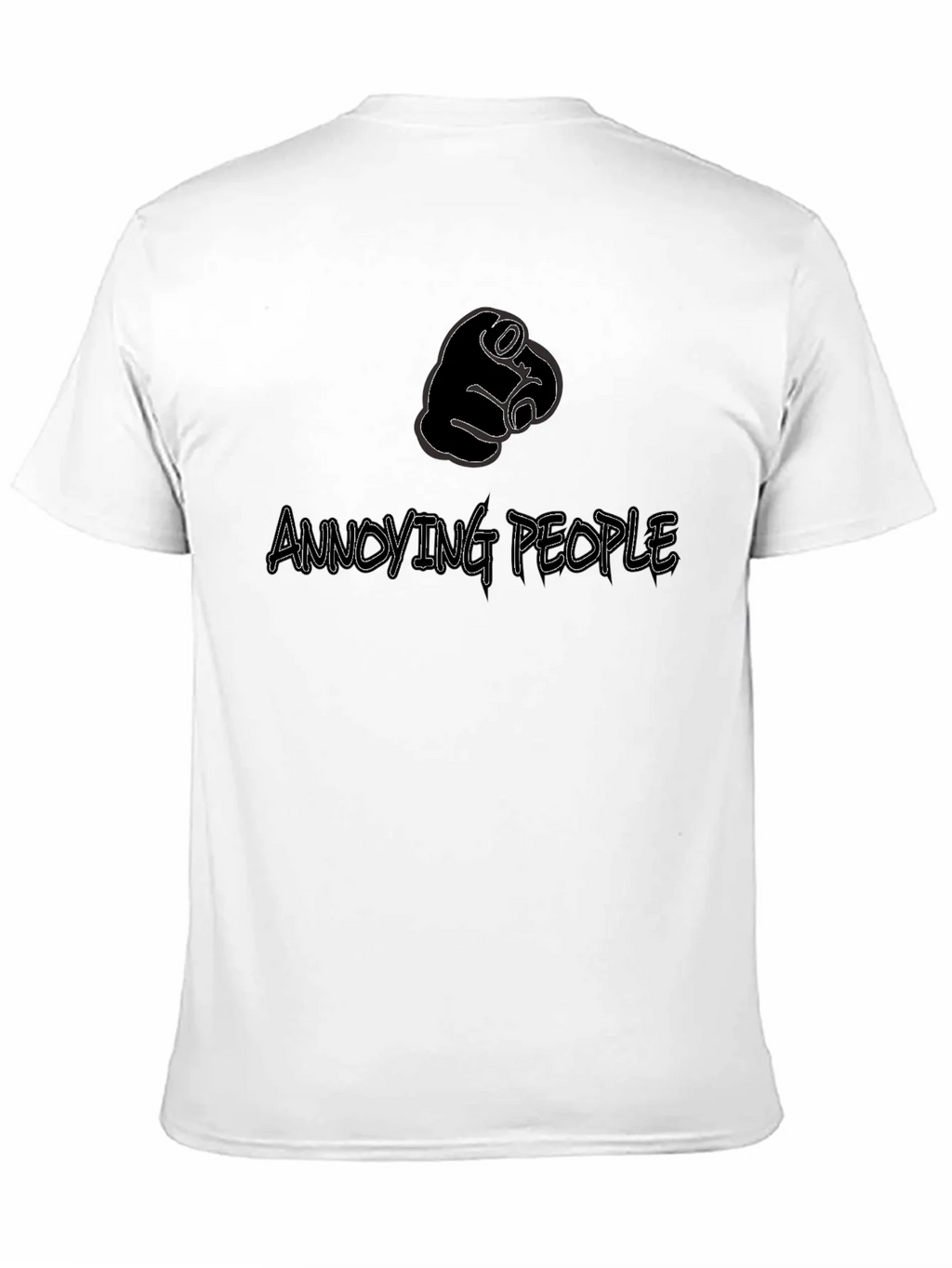 Annoying People Pointing Finger Graphic Tee