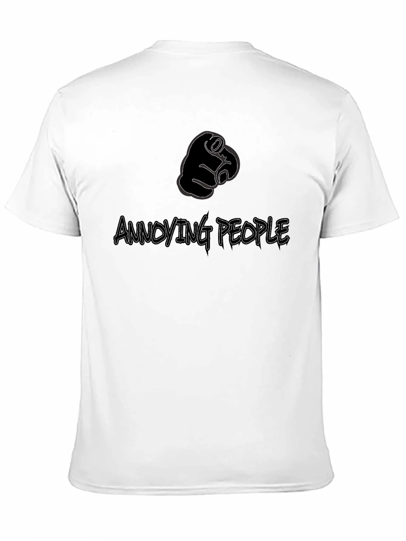 Annoying People Pointing Finger Graphic Tee