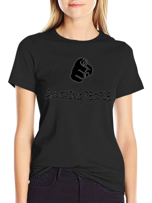 Annoying People Pointing Finger Graphic Tee