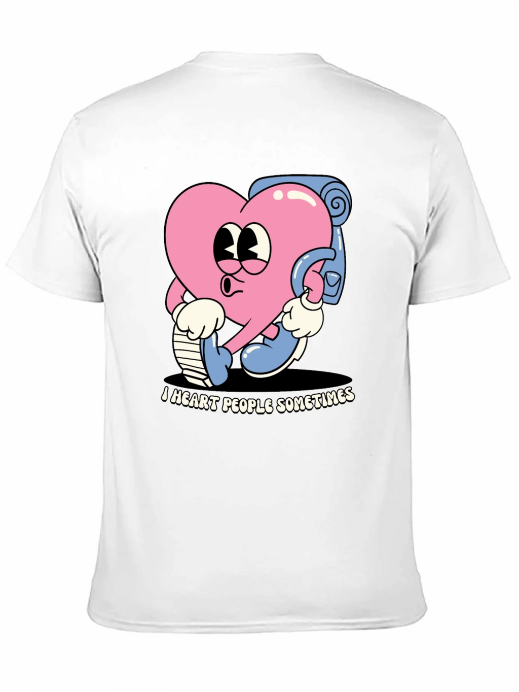 I Heart People Sometimes Graphic Tee
