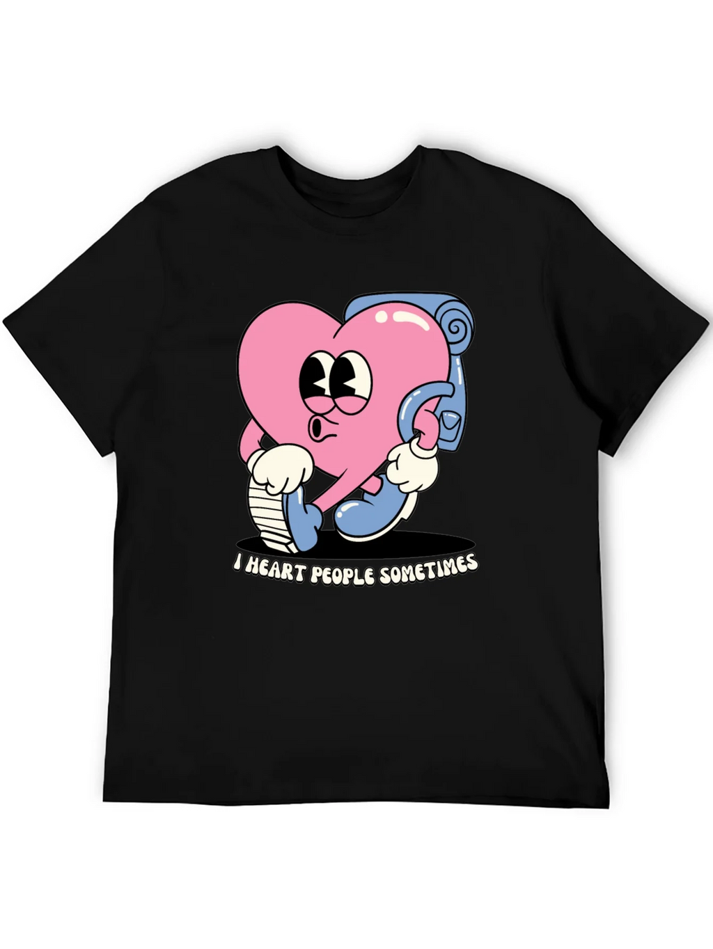 I Heart People Sometimes Graphic Tee