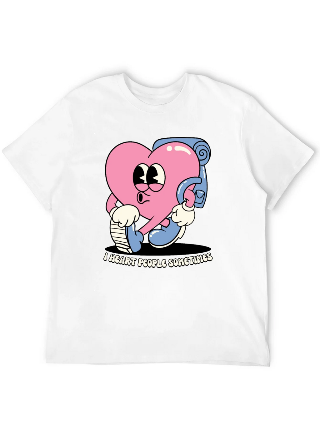 I Heart People Sometimes Graphic Tee