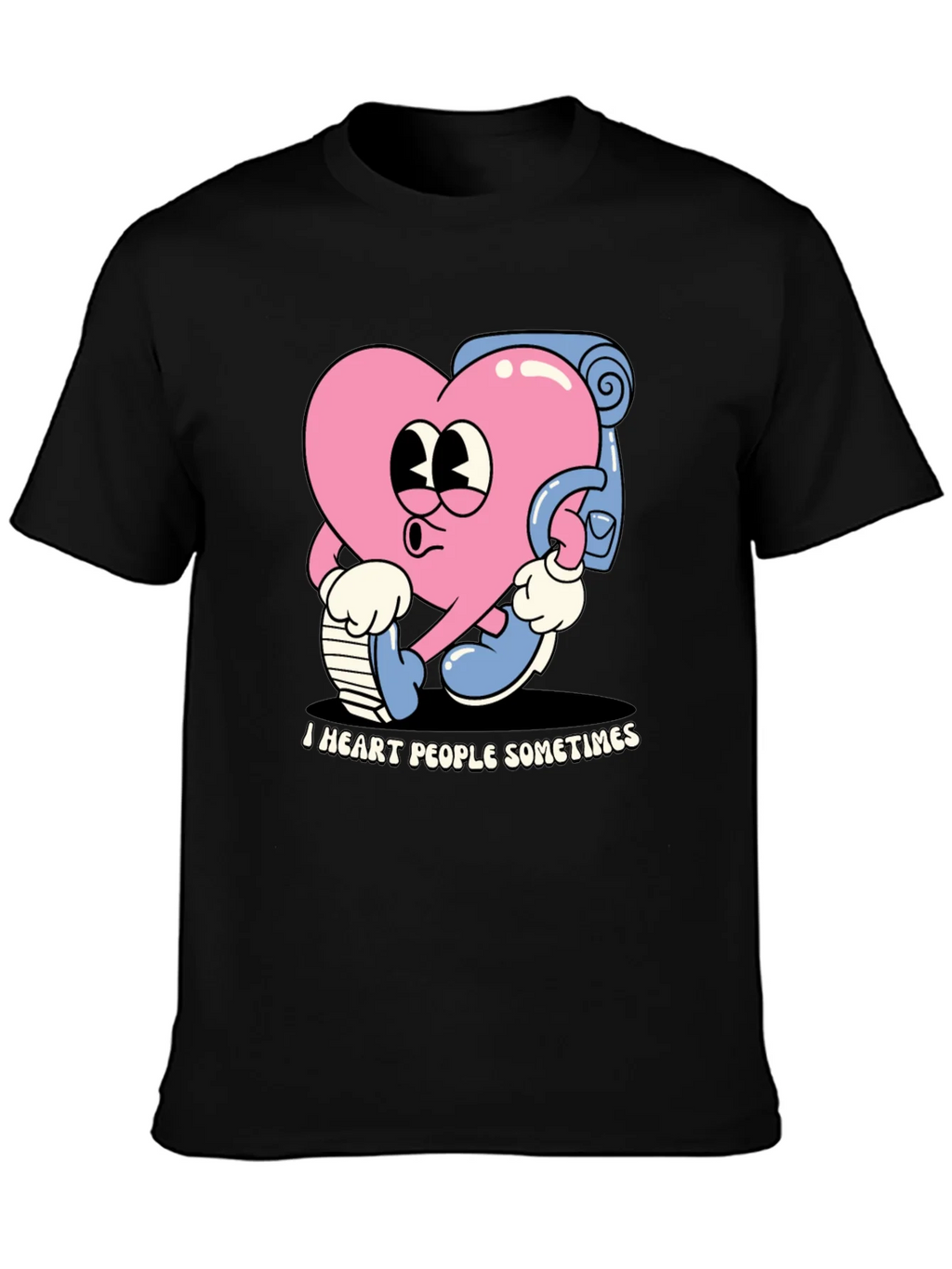 I Heart People Sometimes Graphic Tee