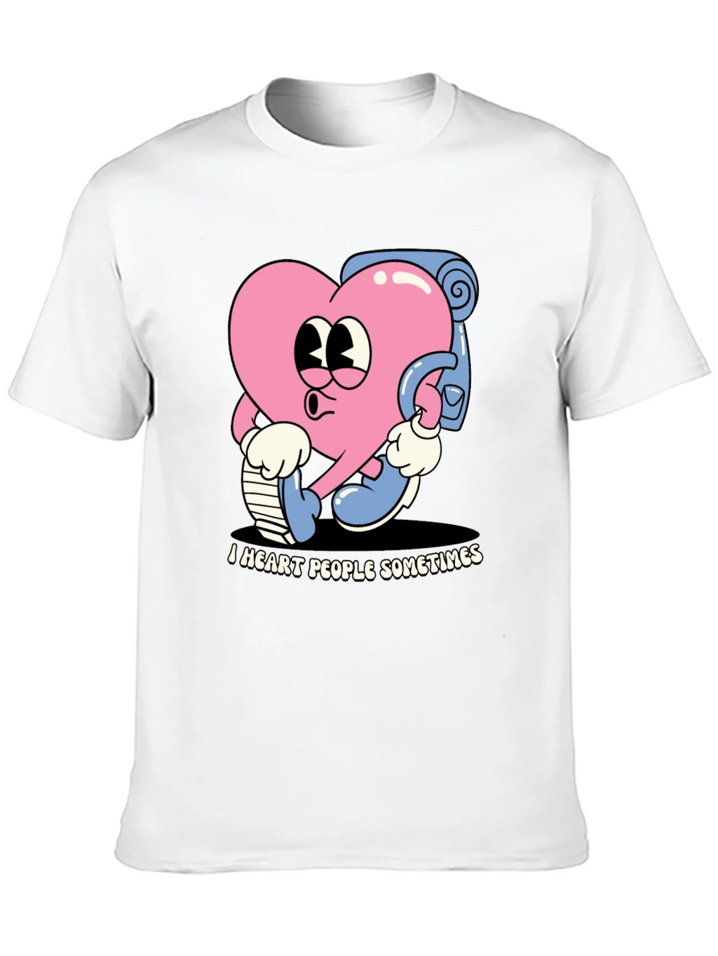 I Heart People Sometimes Graphic Tee