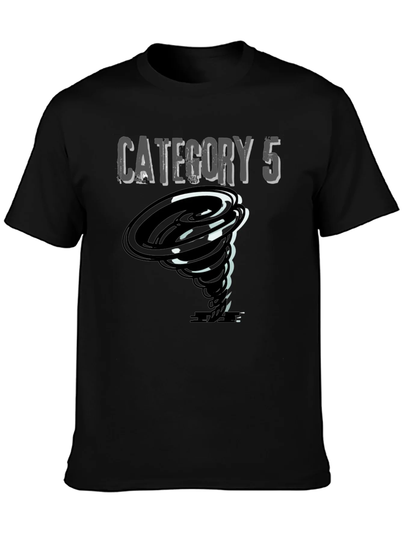 Category 5 Tornado Graphic Tee - Black