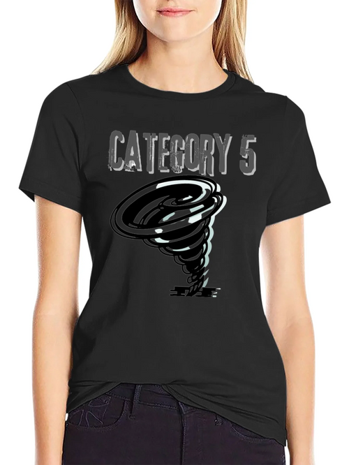 Category 5 Tornado Graphic Tee - Black
