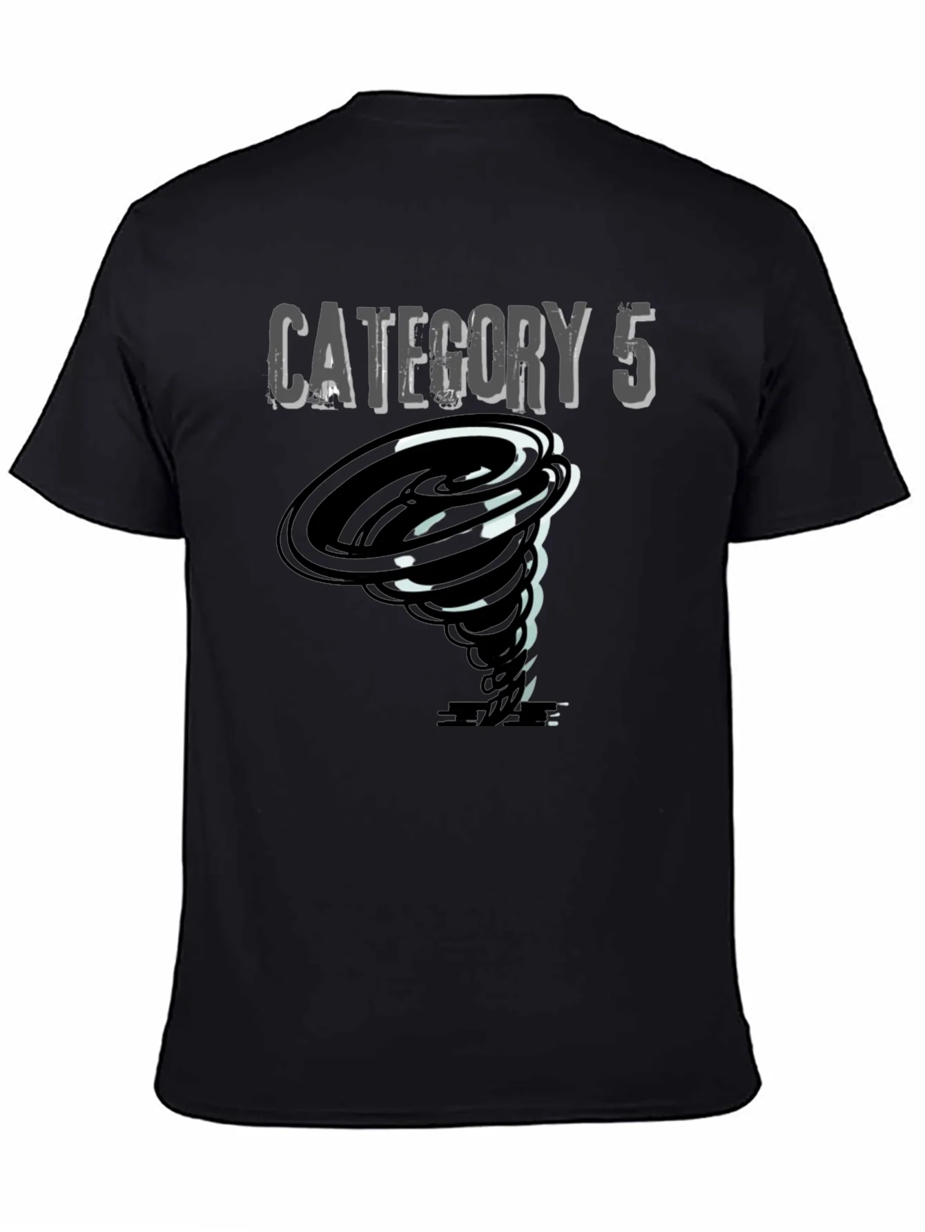 Category 5 Tornado Graphic Tee - Black