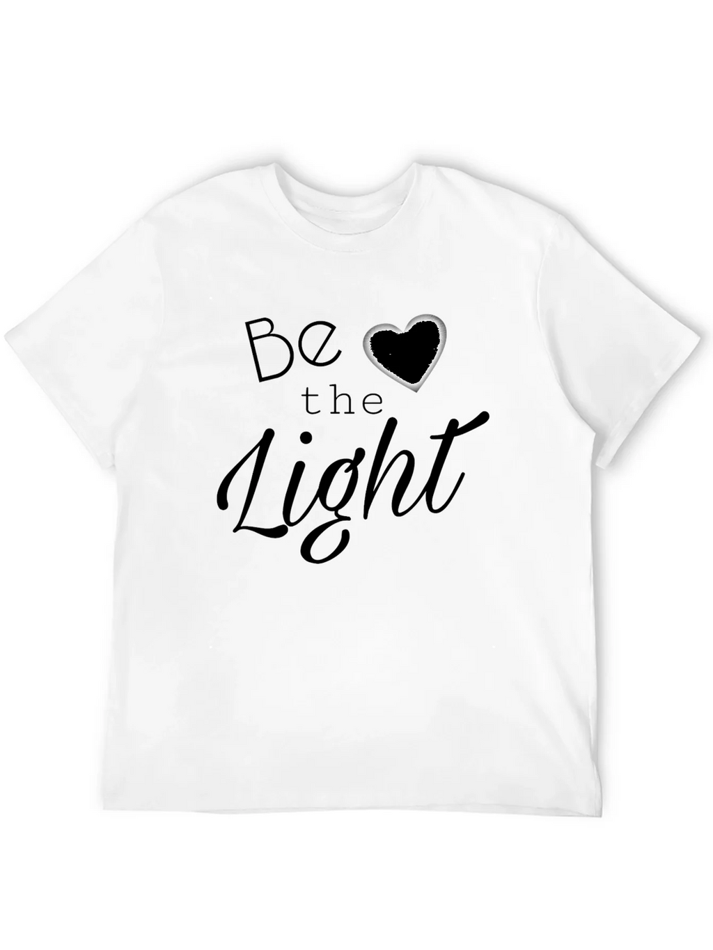 Be The Light Graphic Tee - Black Softstyle T-Shirt