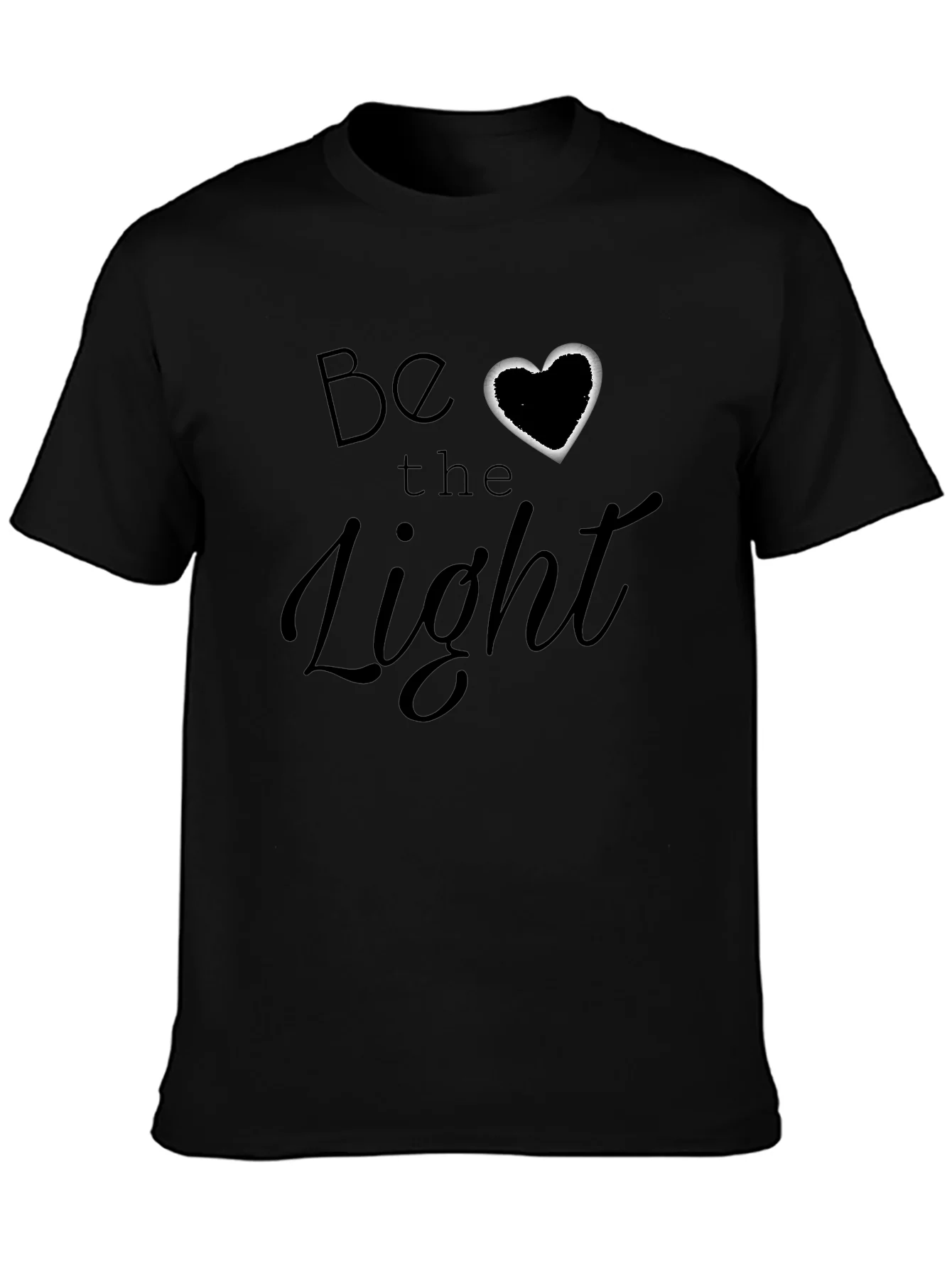 Be The Light Graphic Tee - Black Softstyle T-Shirt