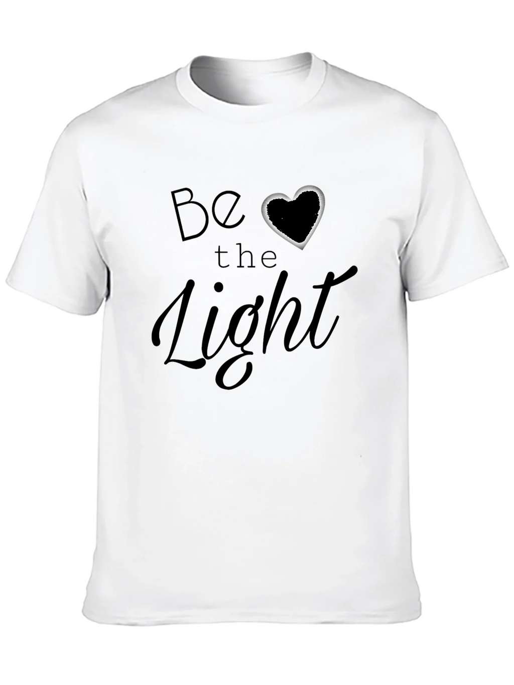 Be The Light Graphic Tee - Black Softstyle T-Shirt