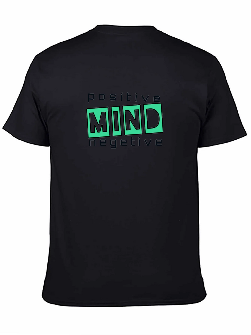 Positive Mind Graphic Tee - Black