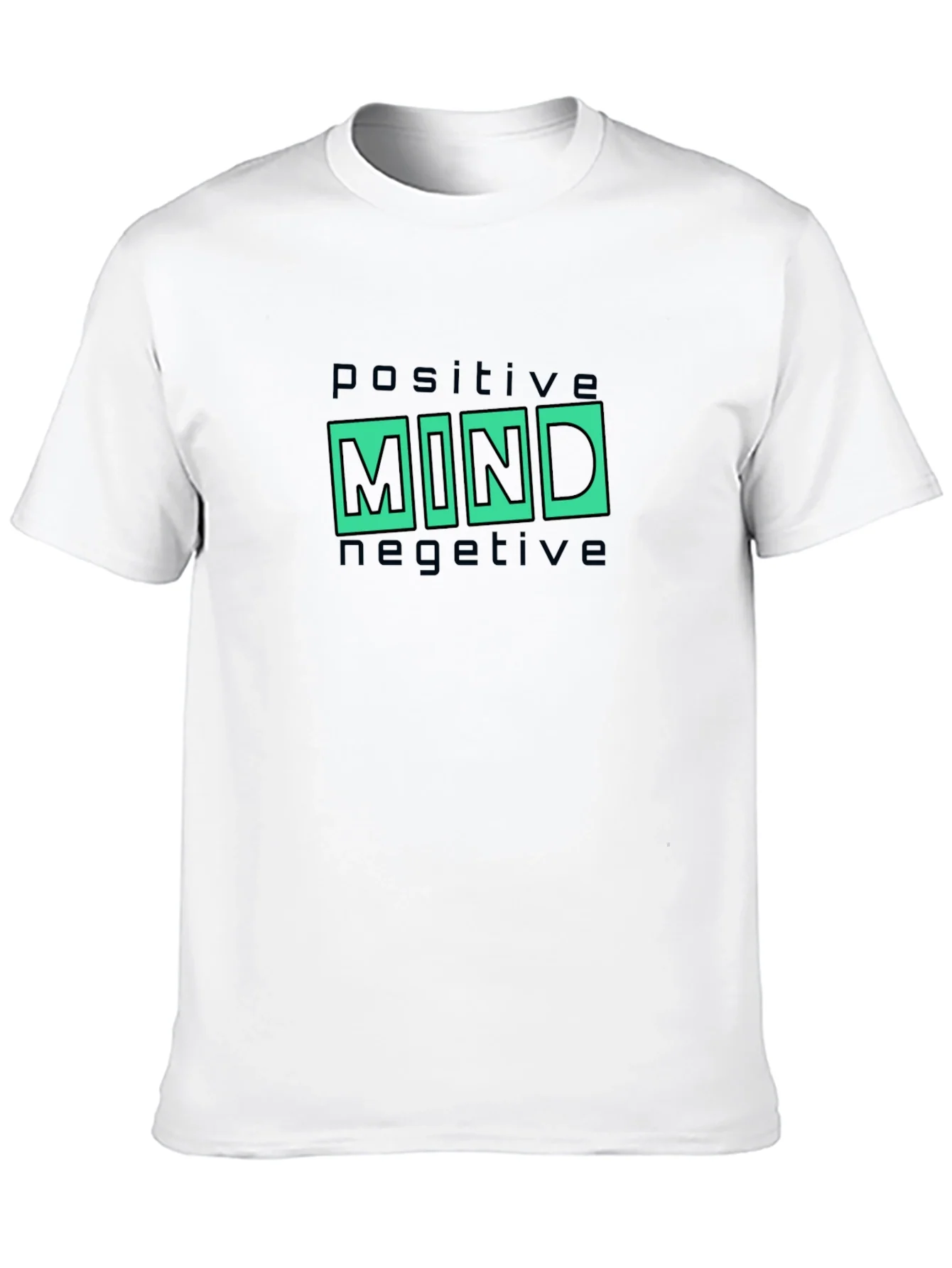 Positive Mind Graphic Tee - Black