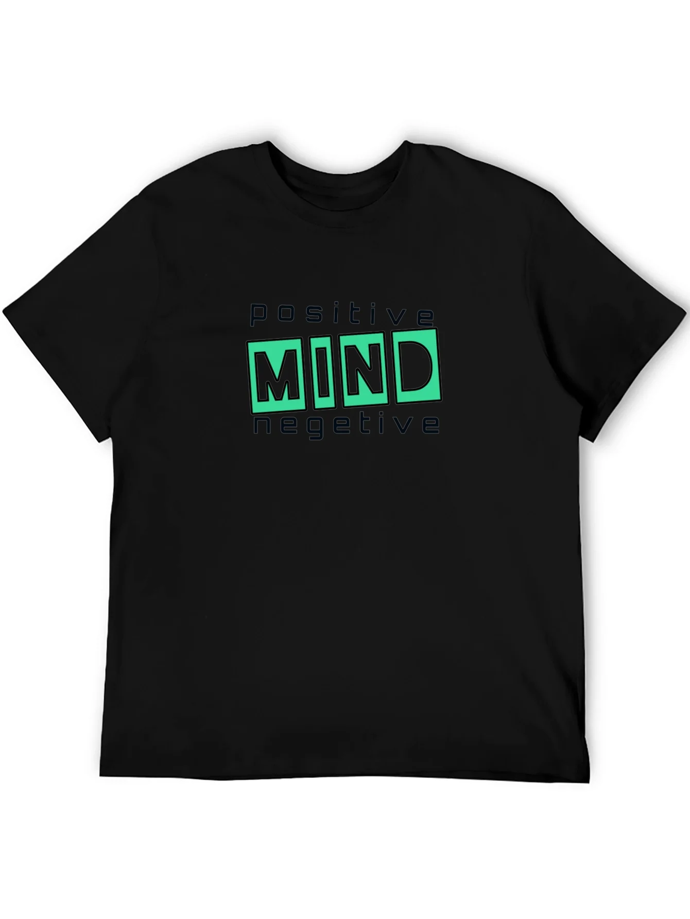 Positive Mind Graphic Tee - Black
