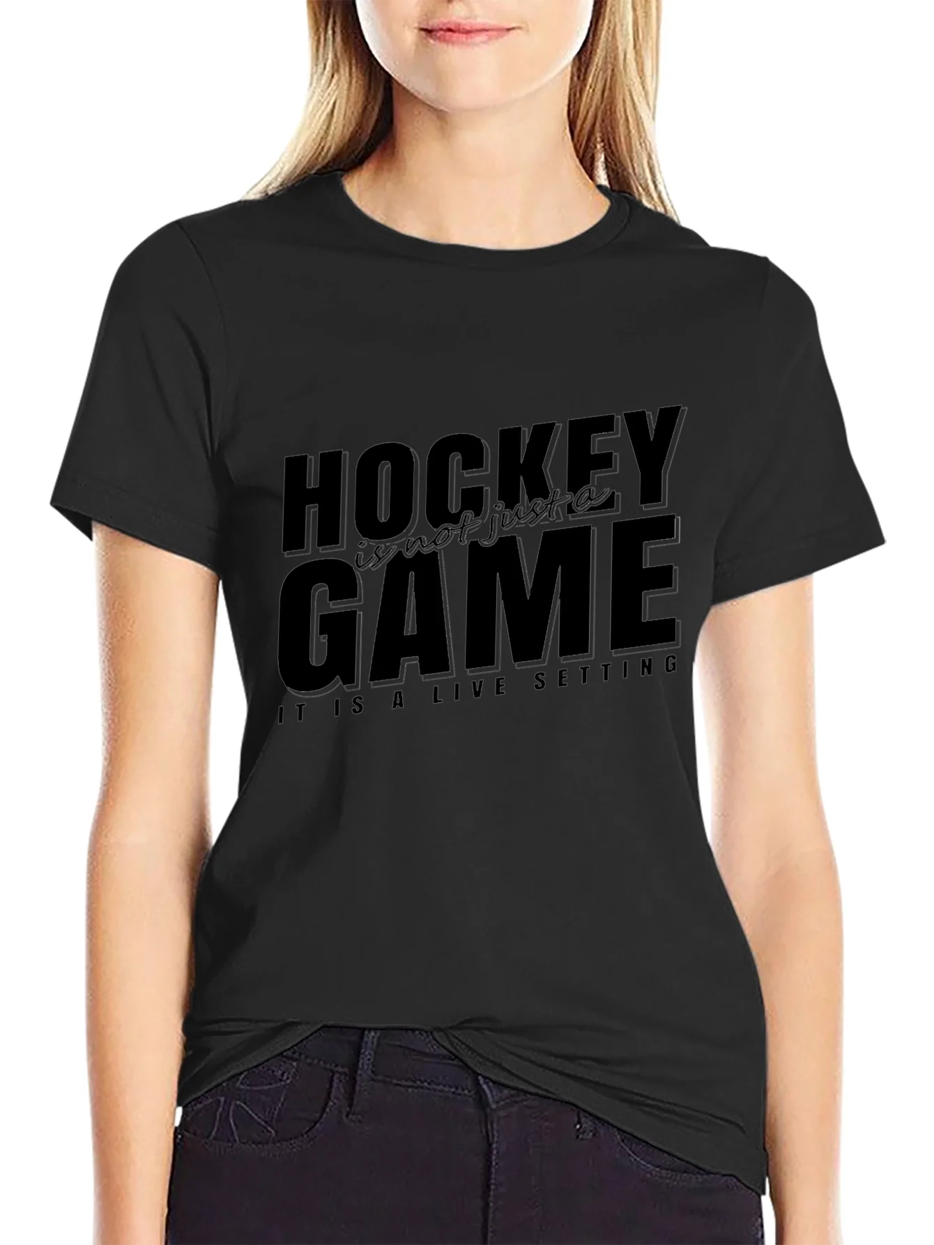 Hockey Fan T-Shirt - Hockey Is Not Just a Game Tee
