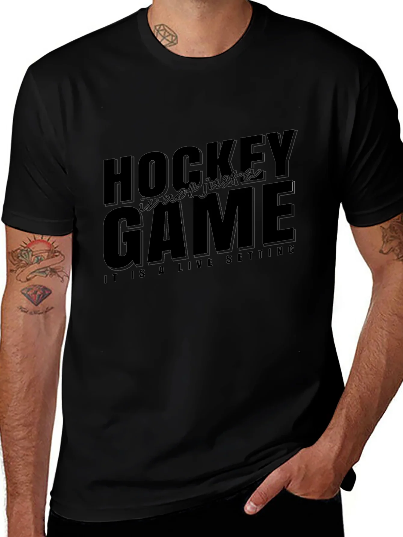 Hockey Fan T-Shirt - Hockey Is Not Just a Game Tee