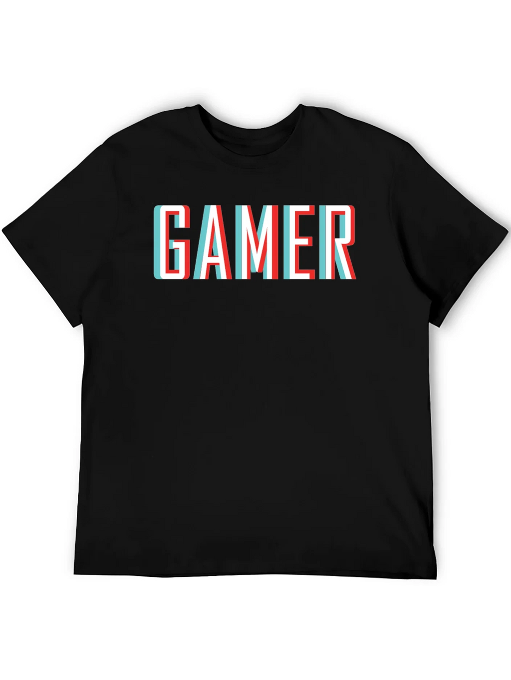 Gamer T-Shirt - Retro 3D Style