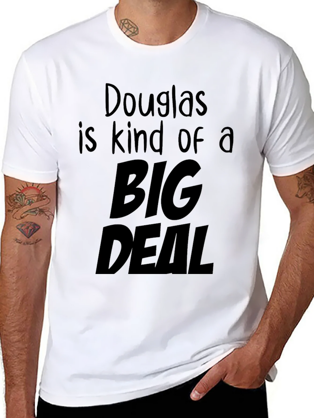 Douglas is Kind of a Big Deal Black T-Shirt