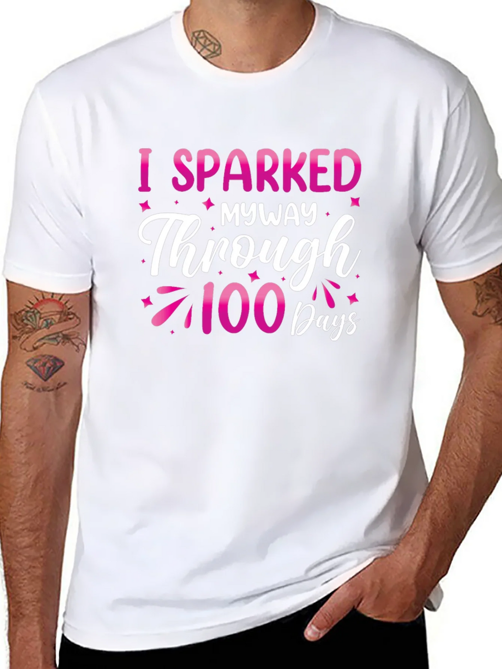 I Sparkled My Way Through 100 Days T-Shirt