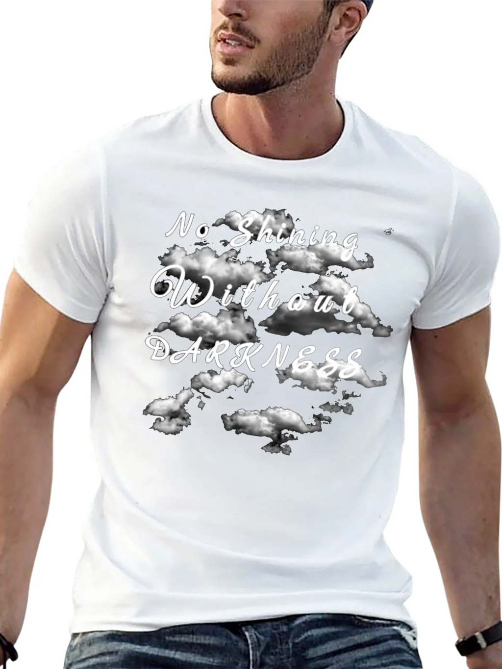 Inspirational Cloud Graphic T-Shirt