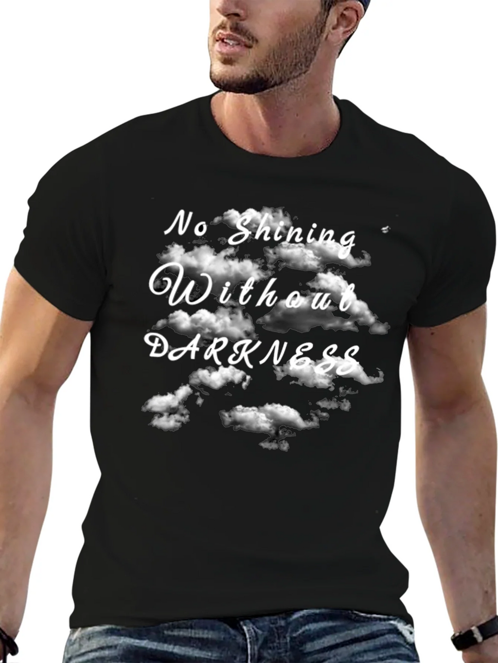 Inspirational Cloud Graphic T-Shirt