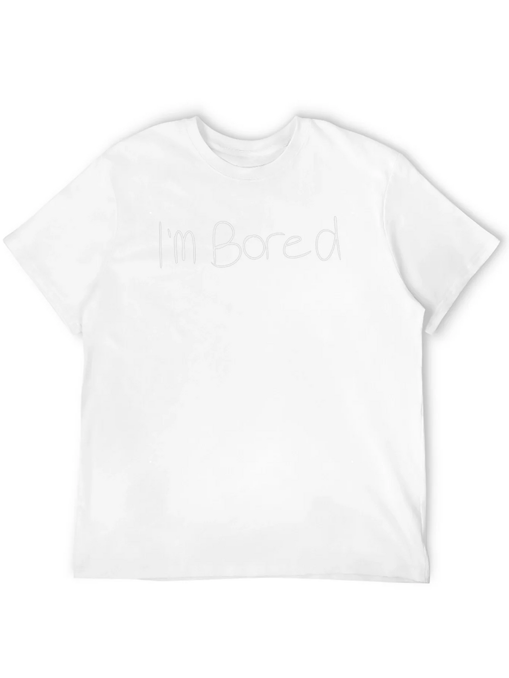 Im Bored T-Shirt - Black Casual Tee
