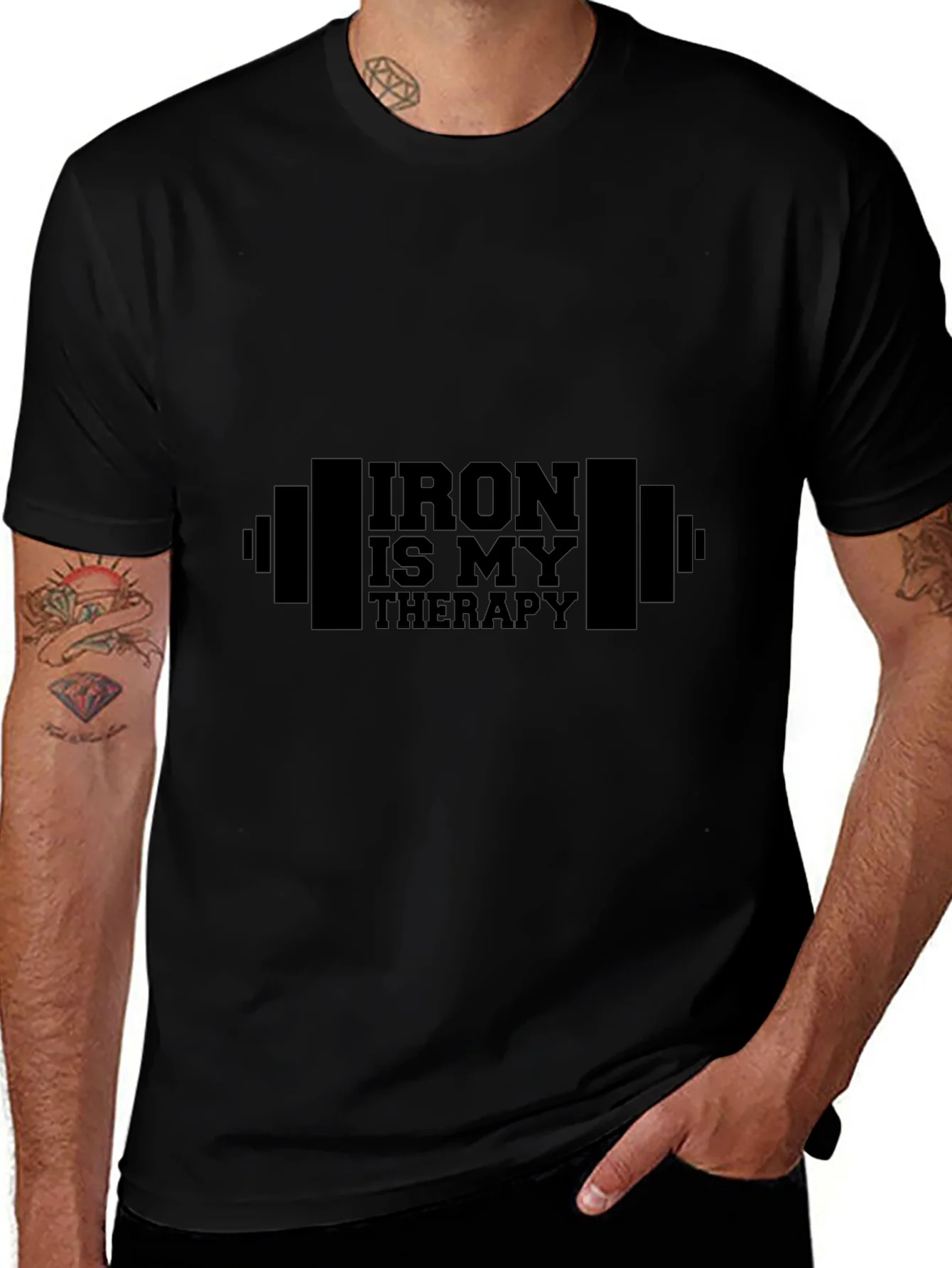 Iron is My Therapy Graphic T-Shirt