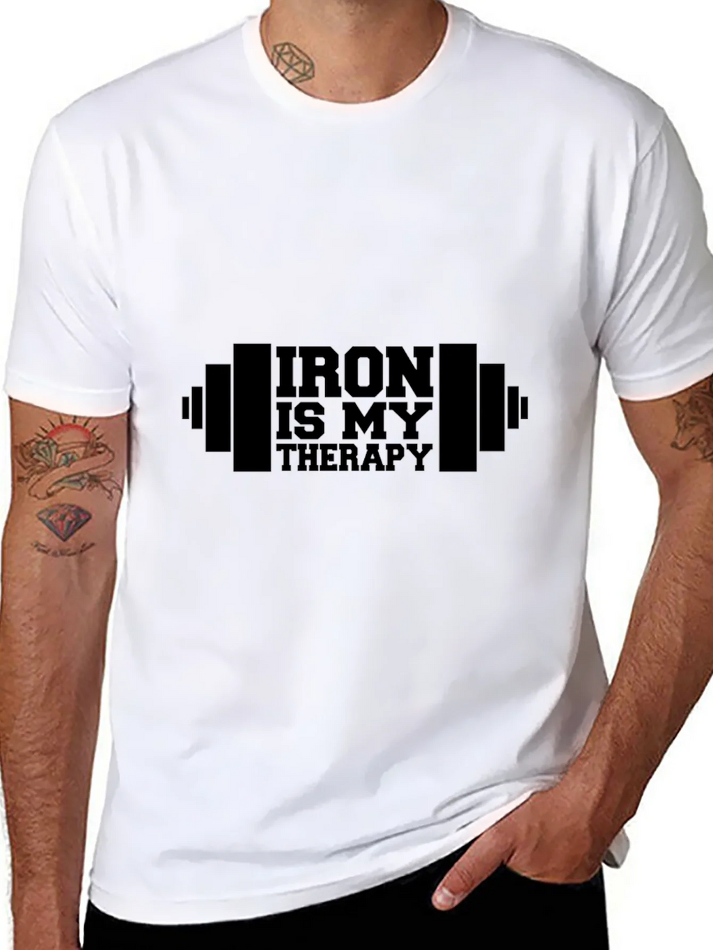 Iron is My Therapy Graphic T-Shirt