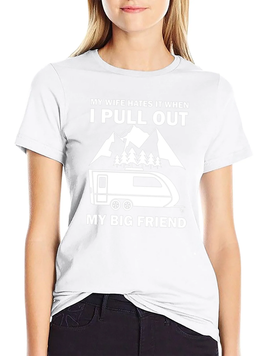 Funny Camping T-Shirt: My Wife Hates It