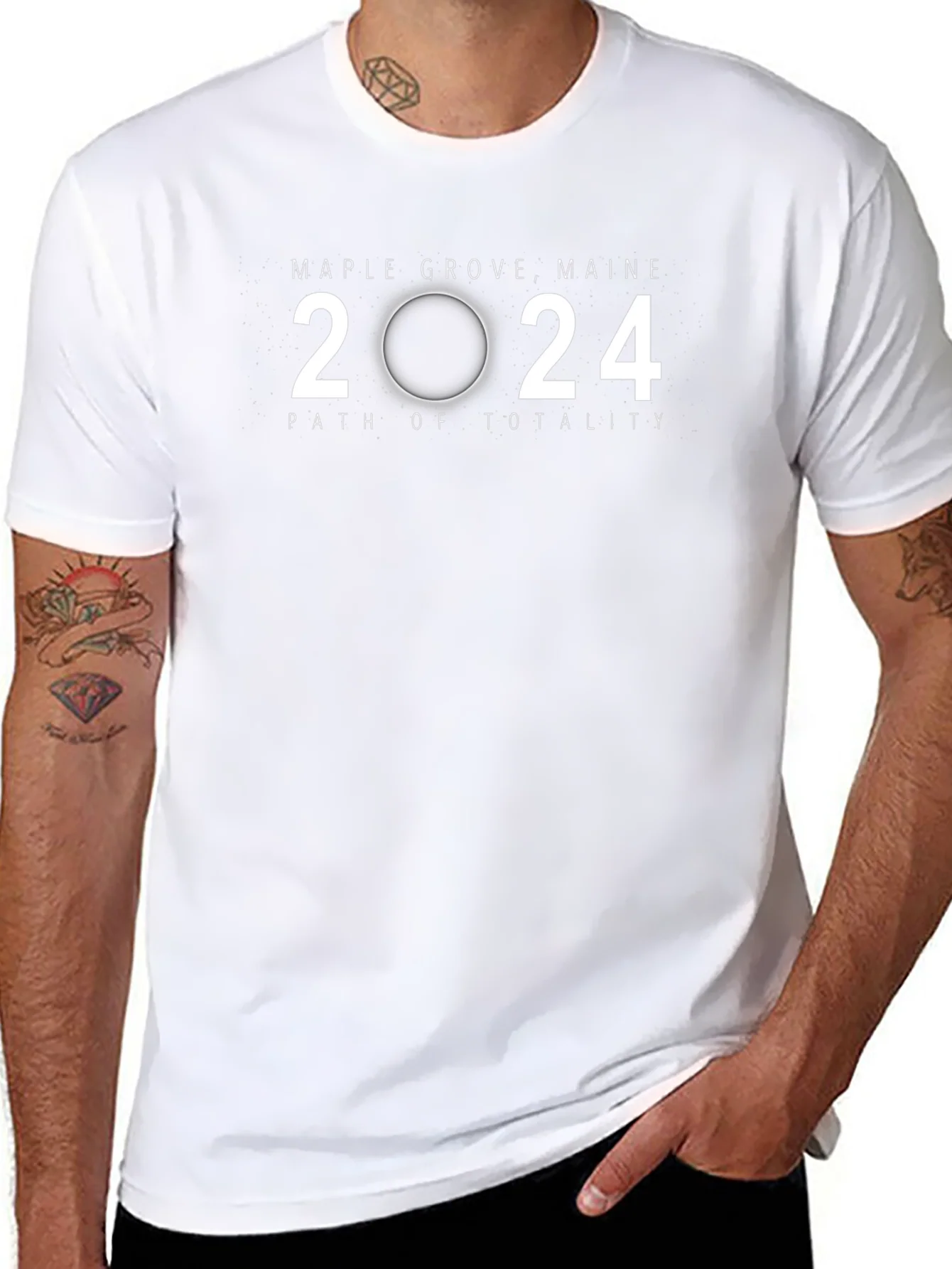 Maple Grove Maine 2024 Eclipse T-Shirt