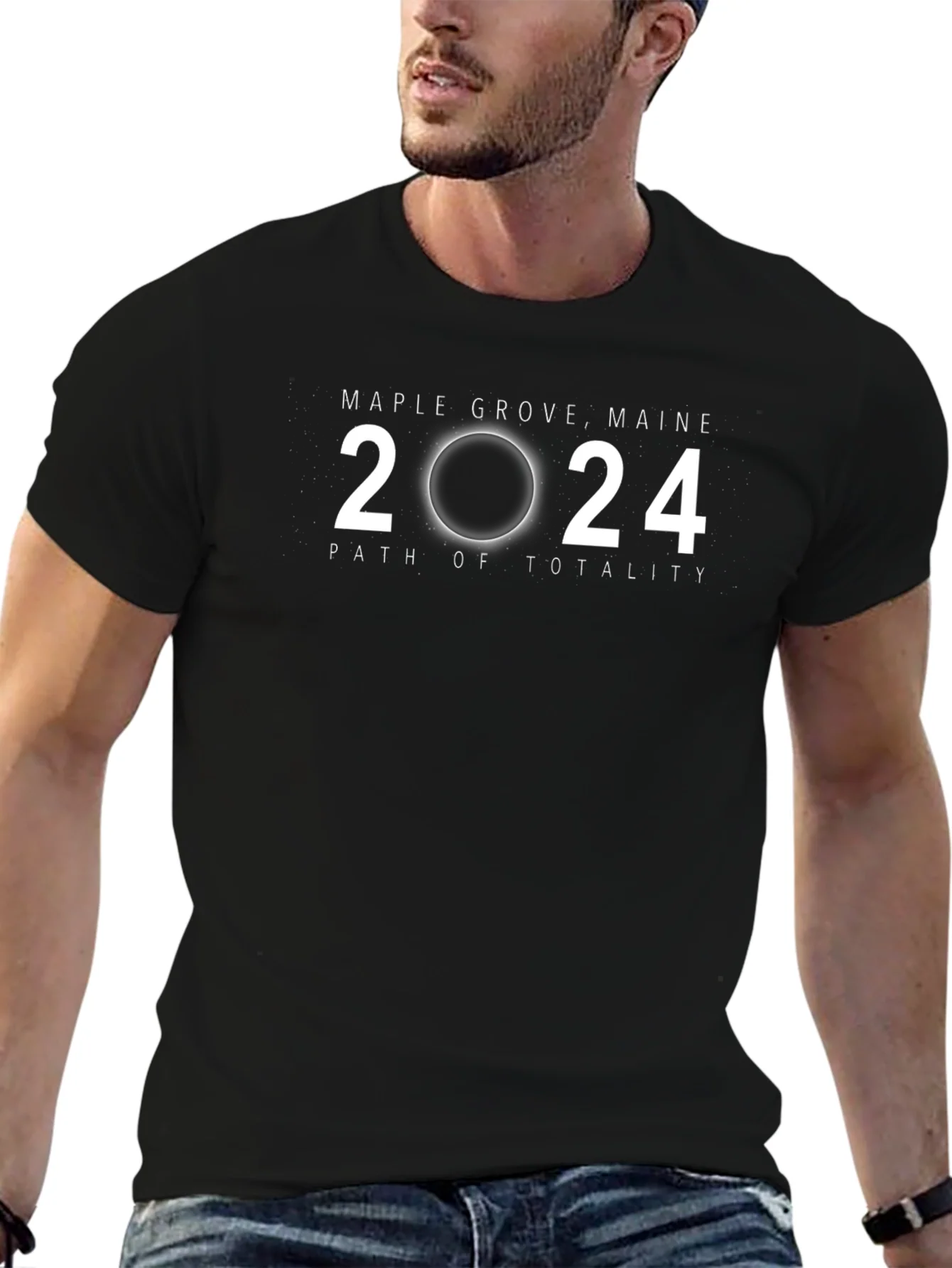 Maple Grove Maine 2024 Eclipse T-Shirt