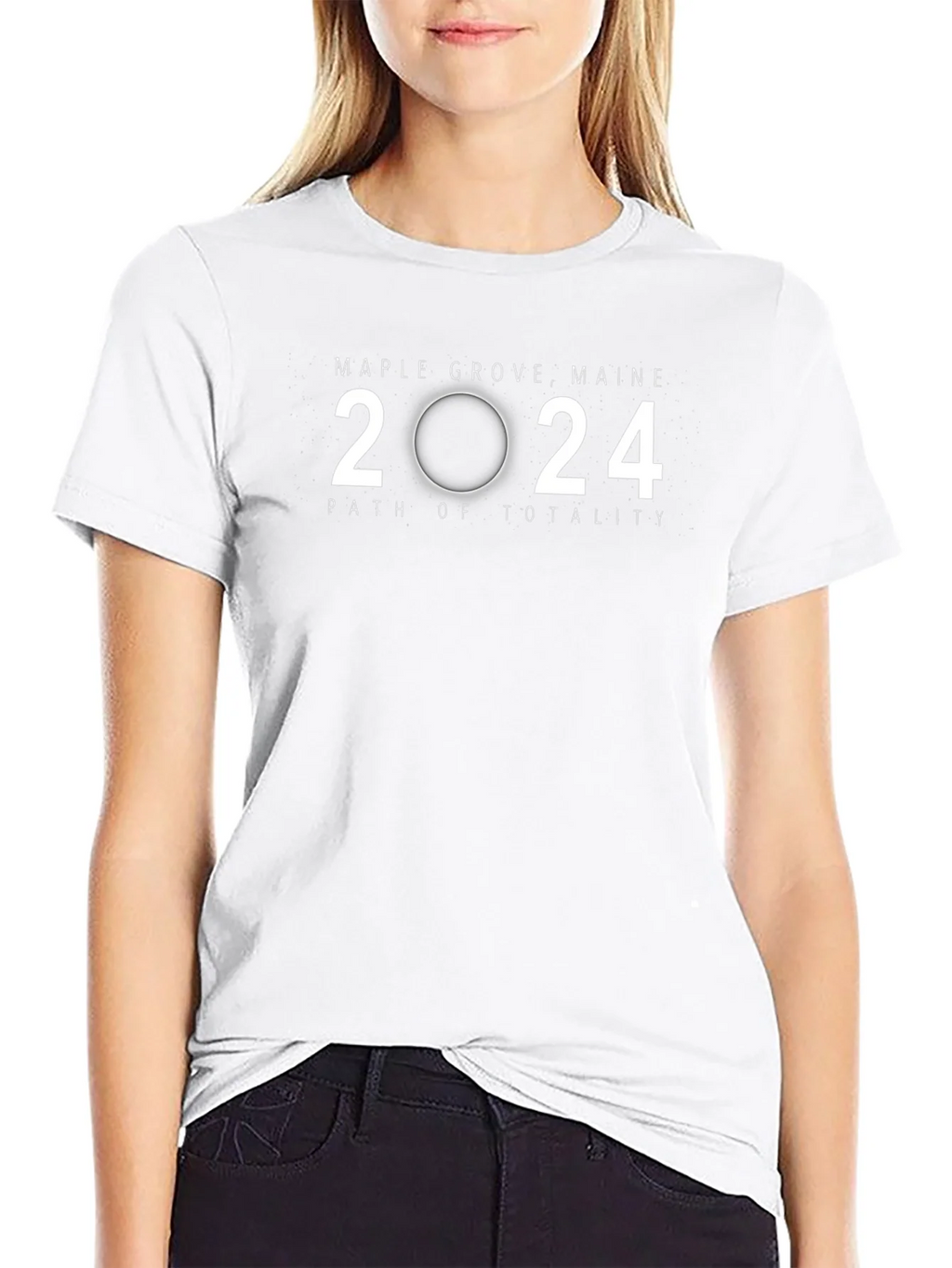 Maple Grove Maine 2024 Eclipse T-Shirt