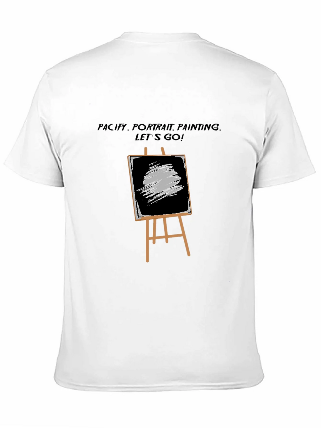 Painters Easel T-Shirt - Artistic Design