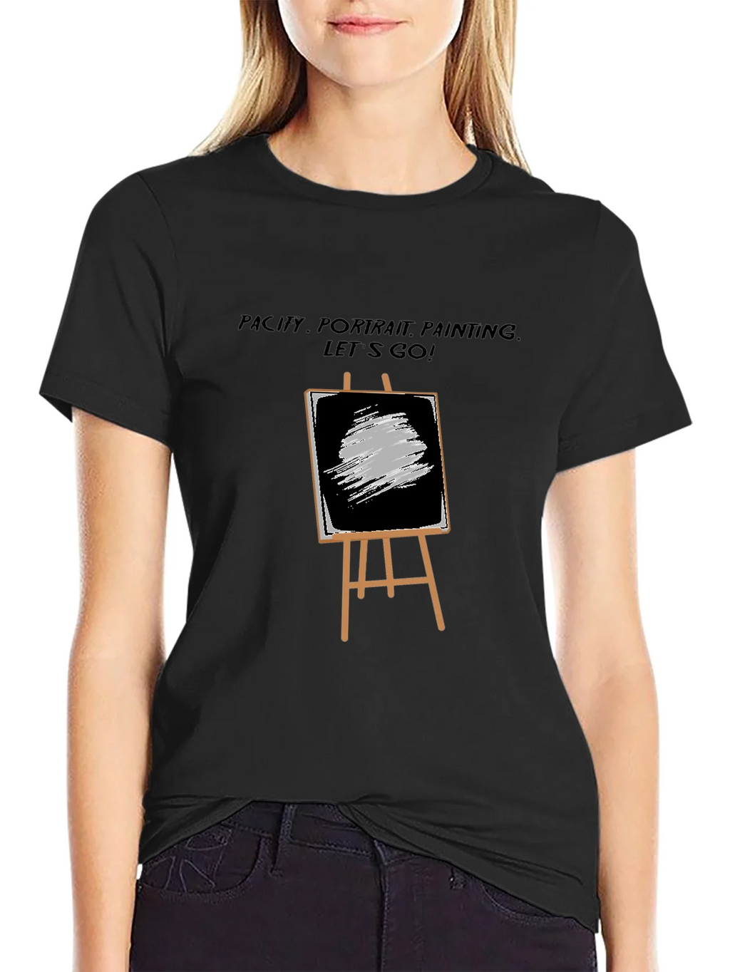 Painters Easel T-Shirt - Artistic Design