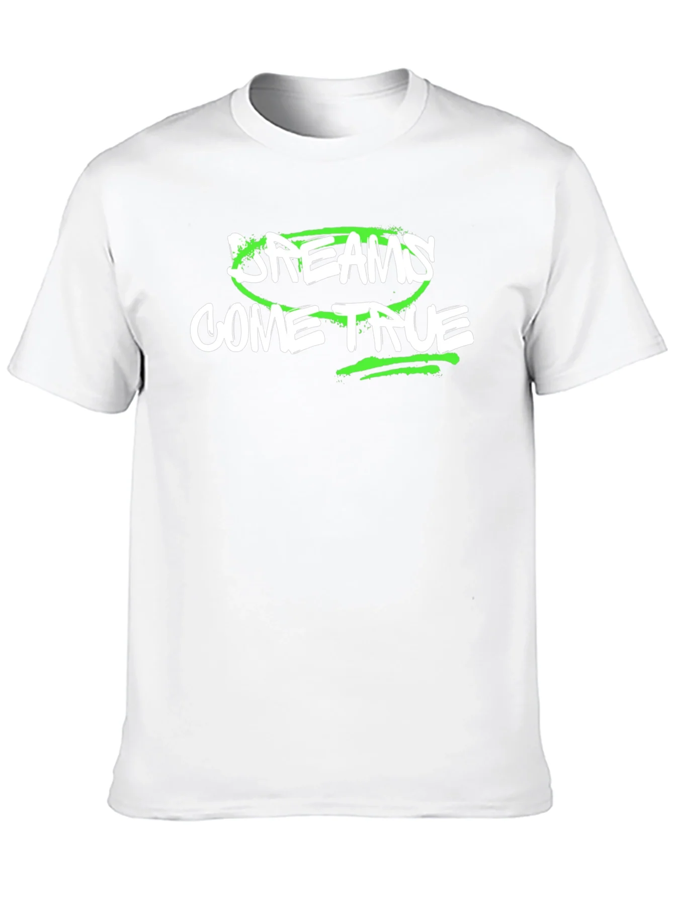 Dreams Come True Graphic T-Shirt - Black Cotton Tee