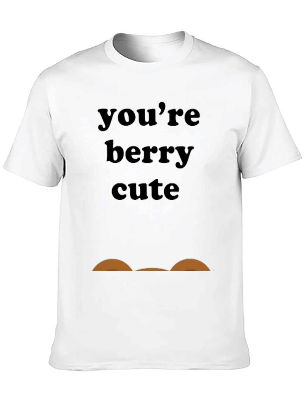 Youre Berry Cute Black Graphic Tee