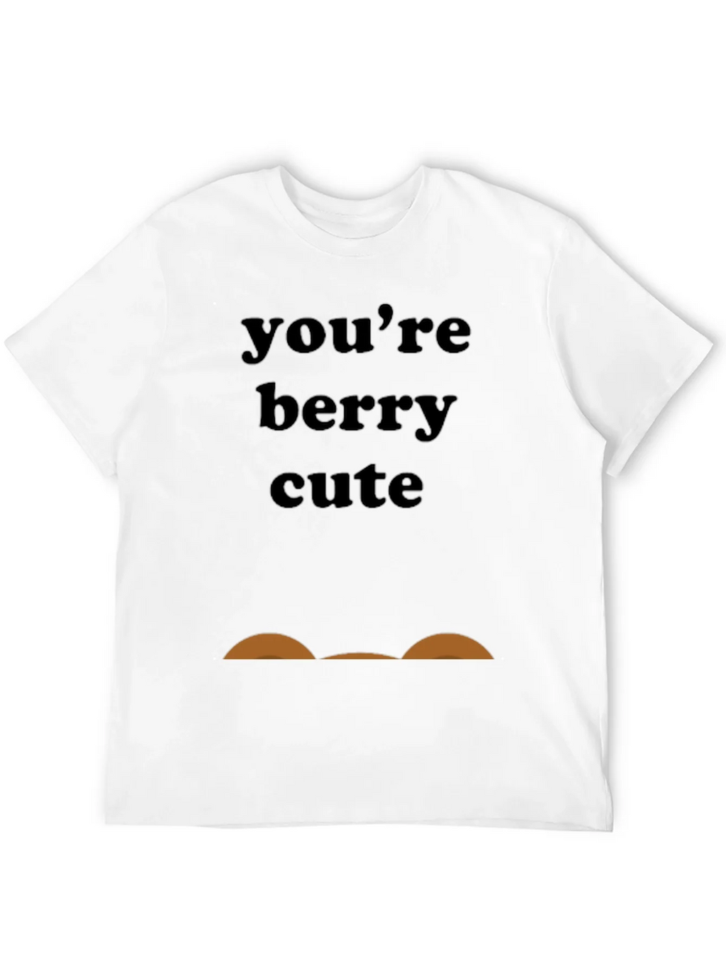 Youre Berry Cute Black Graphic Tee