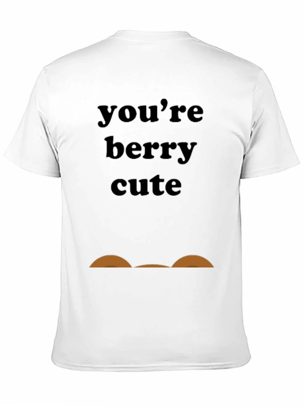 Youre Berry Cute Black Graphic Tee