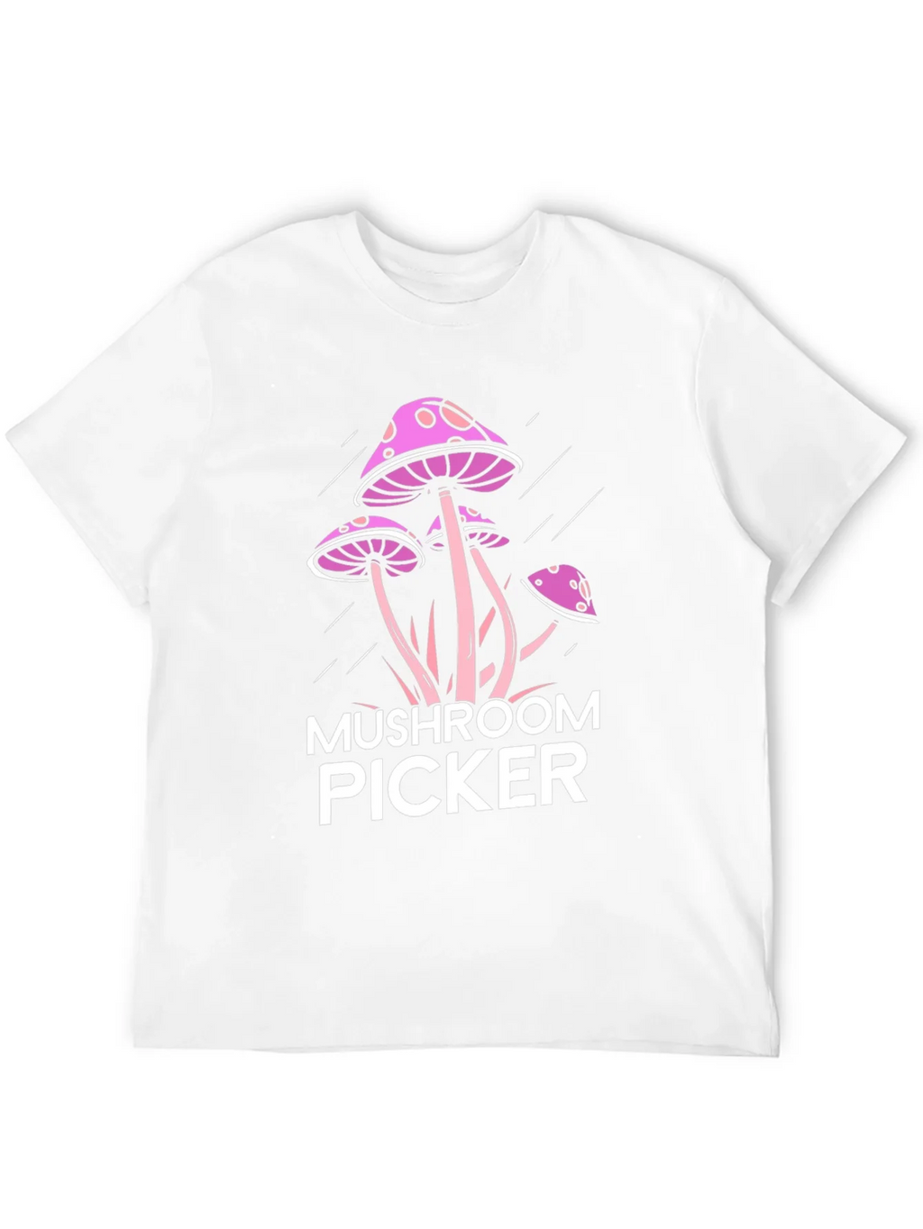 Mushroom Picker Black Graphic Tee