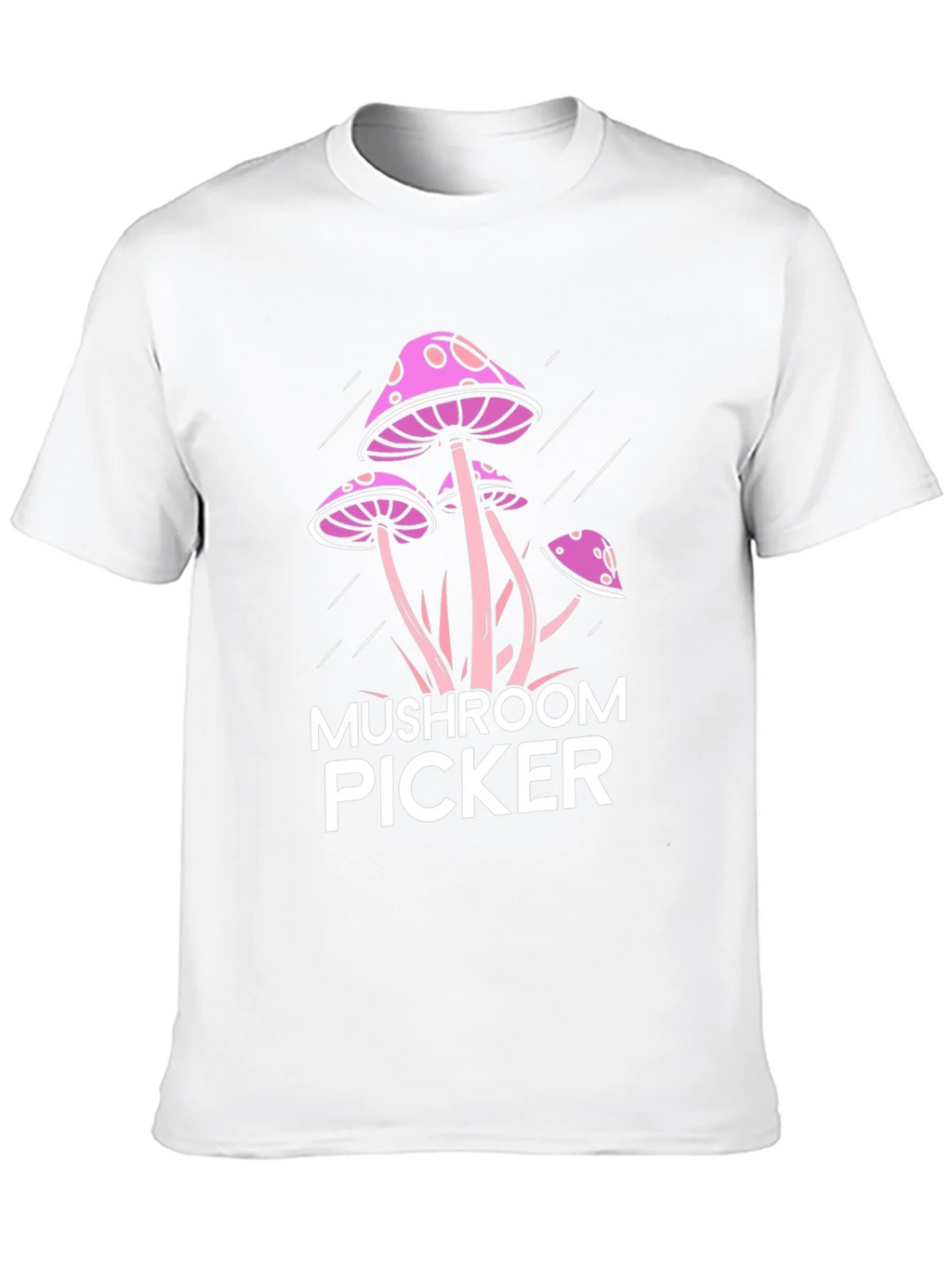 Mushroom Picker Black Graphic Tee