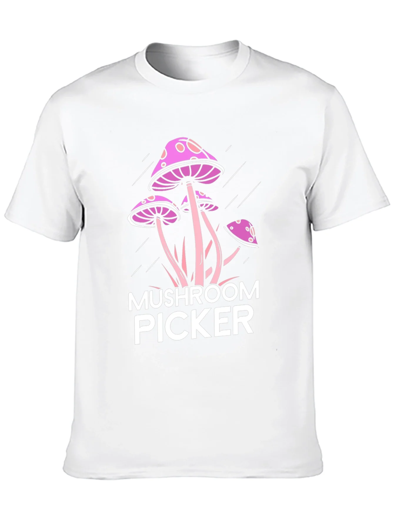 Mushroom Picker Black Graphic Tee