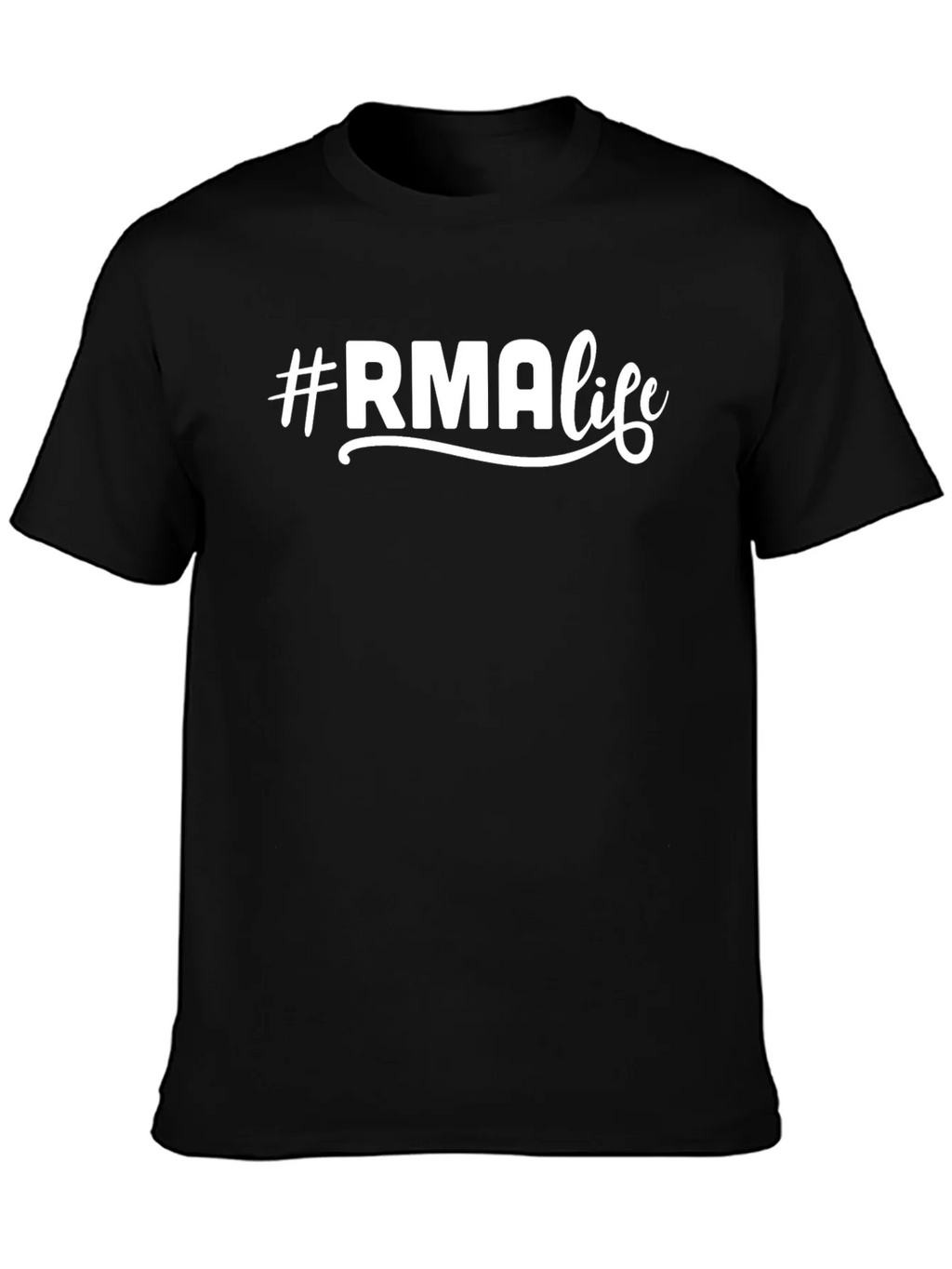#RMAlife T-Shirt - Casual Black Tee