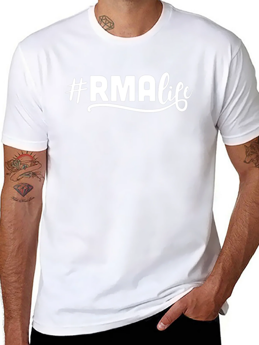 #RMAlife T-Shirt - Casual Black Tee