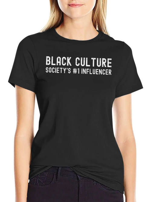 Black Culture Influencer Tee - Unisex Graphic T-Shirt