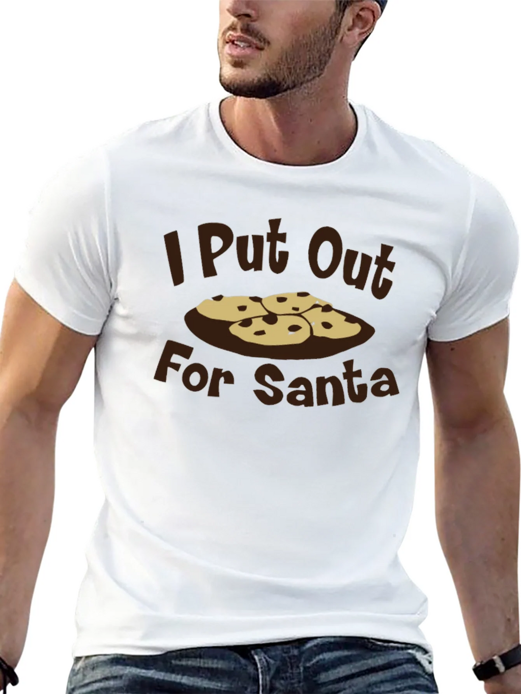 I Put Out For Santa Funny Christmas T-Shirt