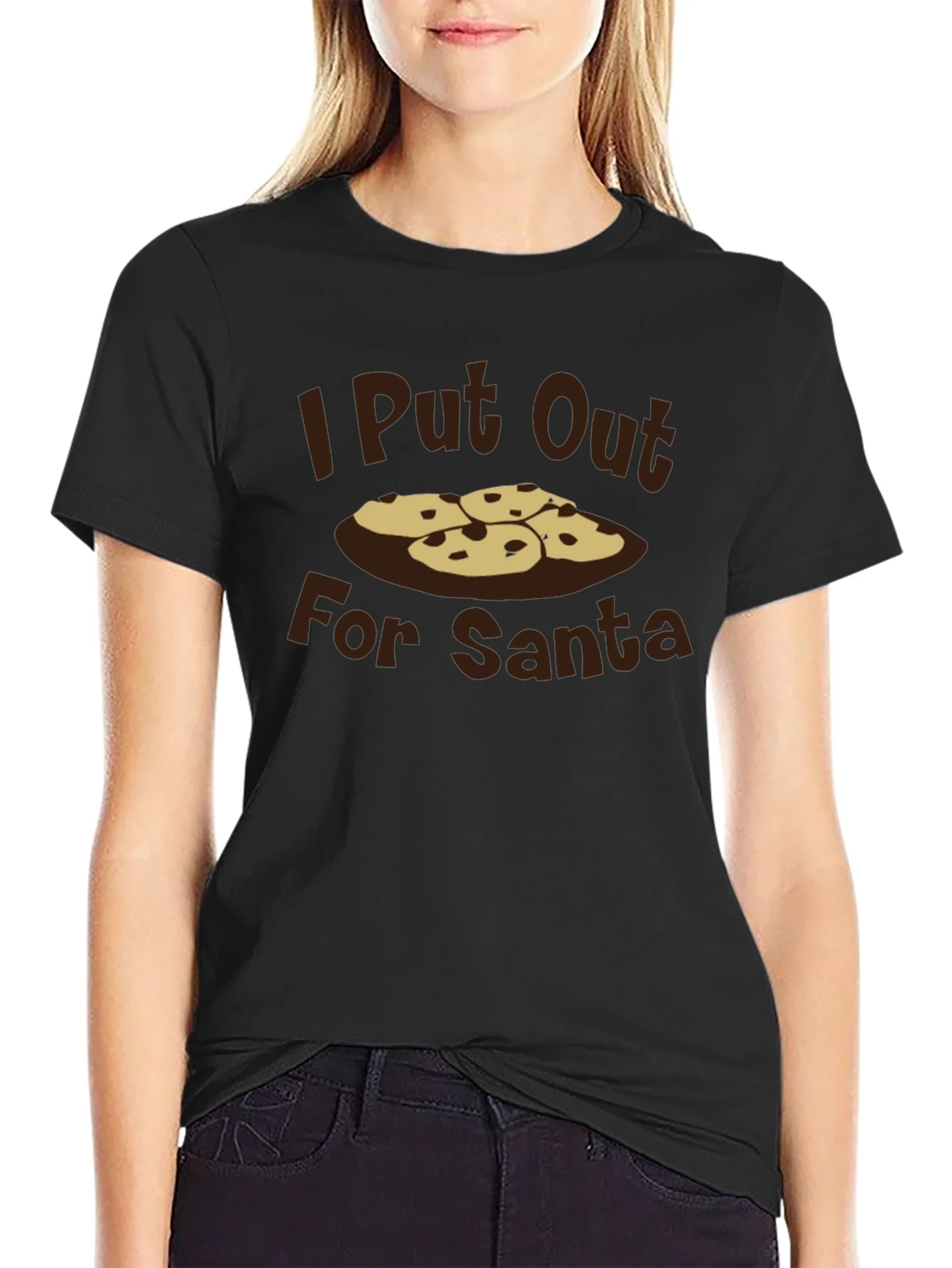 I Put Out For Santa Funny Christmas T-Shirt