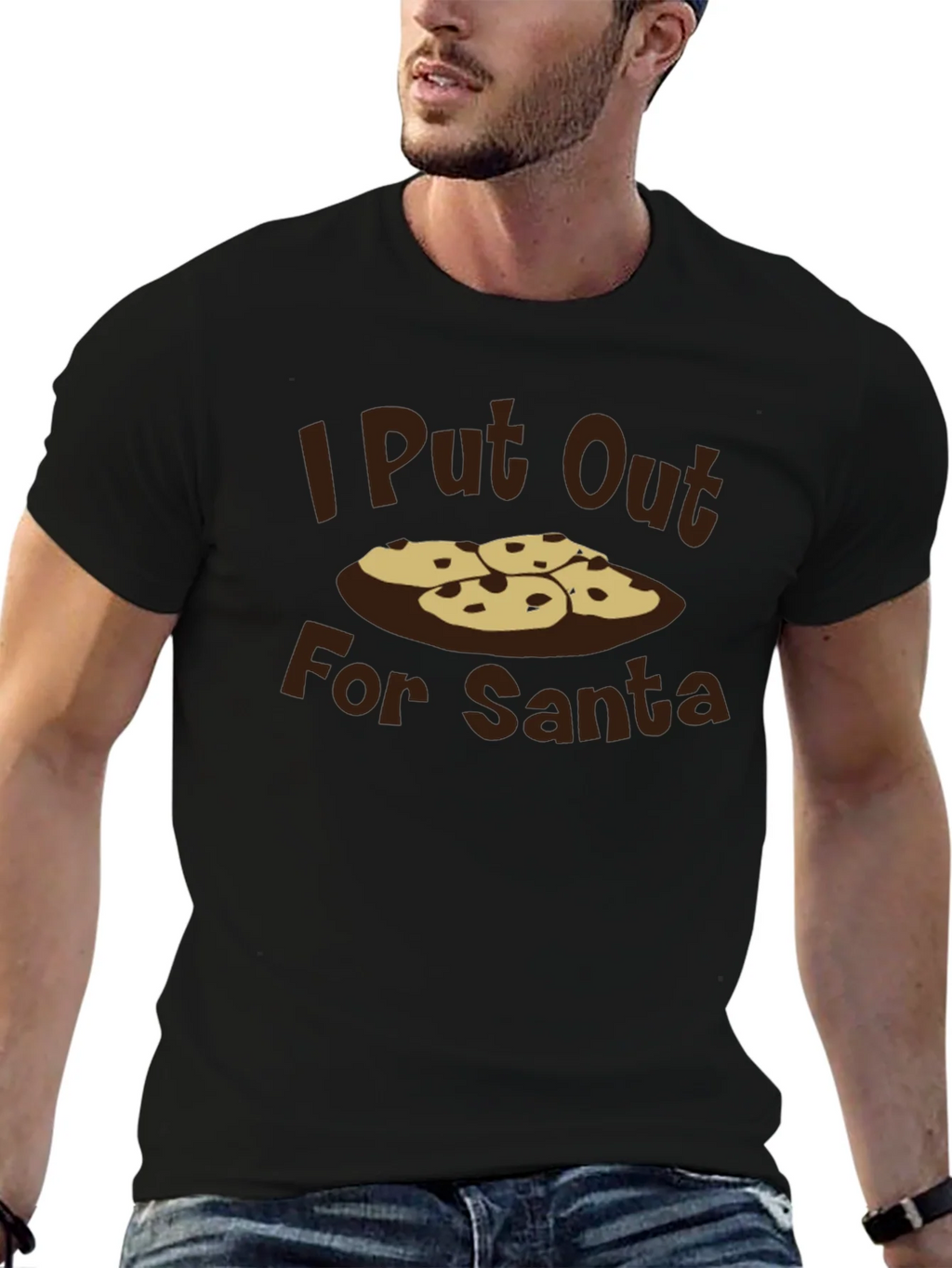 I Put Out For Santa Funny Christmas T-Shirt