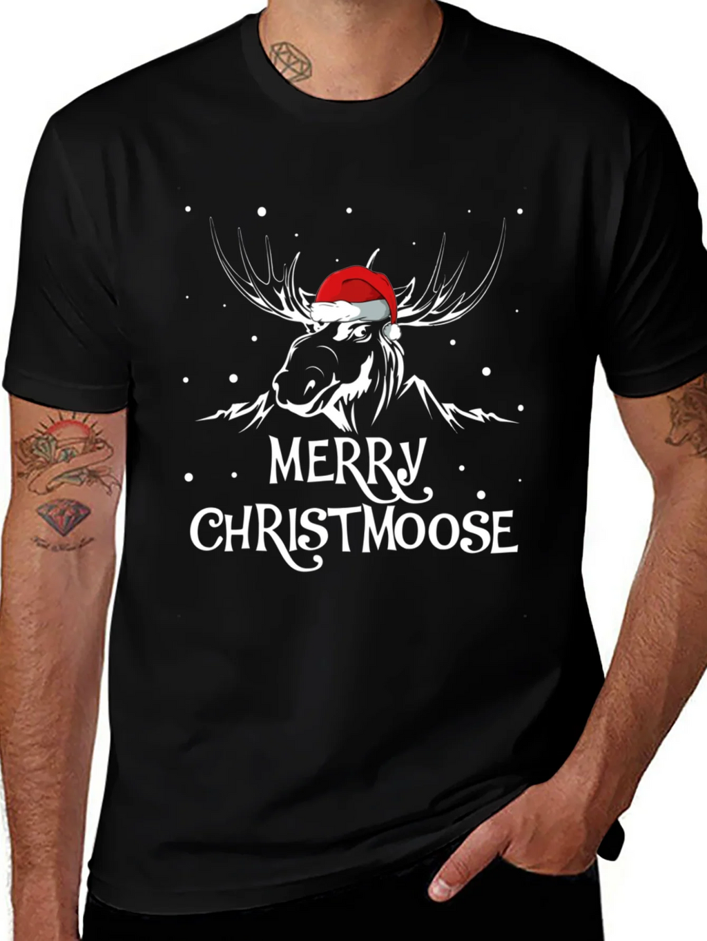 Merry Christmoose Graphic Tee