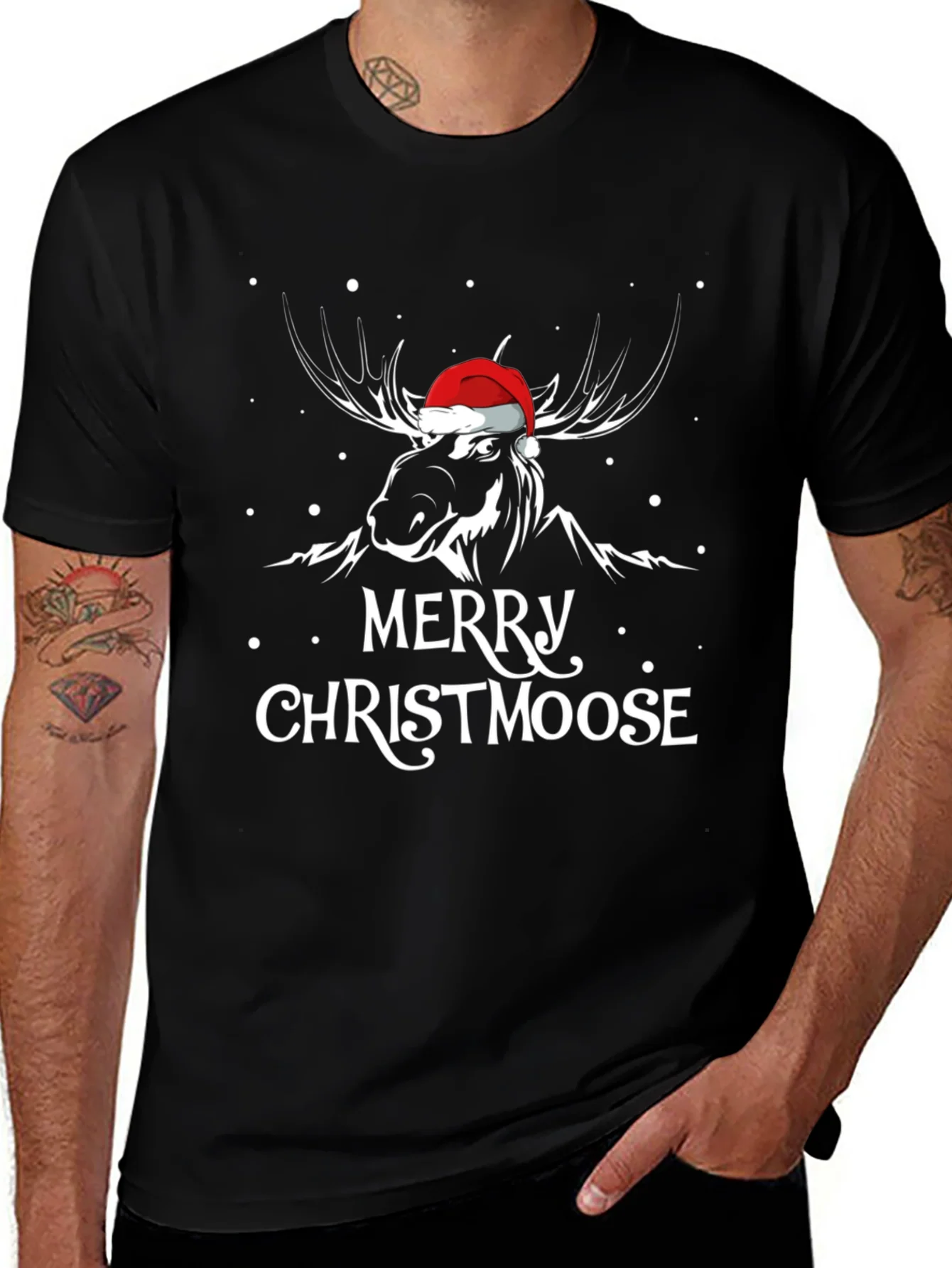 Merry Christmoose Graphic Tee